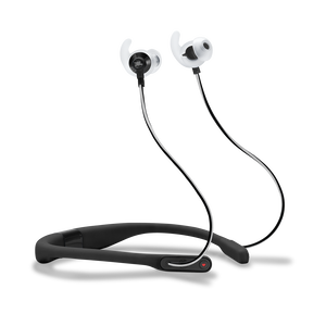 JBL Reflect Fit - Black - Heart Rate Wireless Headphones - Hero