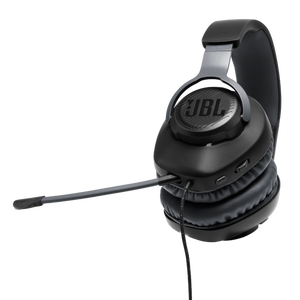 JBL Free WFH - Black - Wired over-ear headset with detachable mic - Detailshot 1
