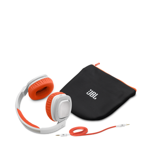 J88a - Orange - Premium Over-Ear Headphones for Android Devices - Detailshot 4