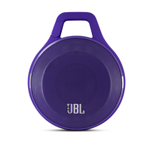 JBL Clip - Purple - Ultra portable rechargeable Bluetooth speaker with carabiner - Hero
