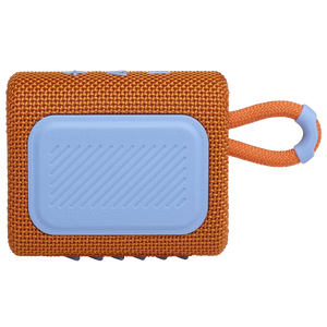 JBL Go 3 - Orange - Portable Waterproof Speaker - Back
