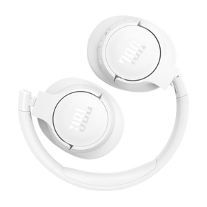 JBL Tune 770NC - White - Adaptive Noise Cancelling Wireless Over-Ear Headphones - Detailshot 4
