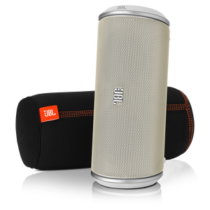 JBL Flip - White - Portable Wireless Bluetooth Speaker with Microphone - Detailshot 1