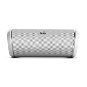 JBL Flip 2 - White - Portable wireless speaker with 5-hour battery and speakerphone technology - Front