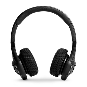 UA Sport Wireless Train Project Rock – Engineered by JBL - Black - On-ear sport Headphones - Front