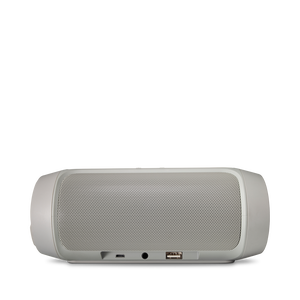 JBL Charge 2+ - Grey - Splashproof Bluetooth Speaker with Powerful Bass - Back