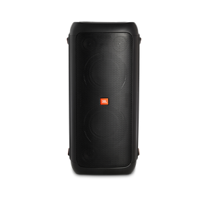 JBL PartyBox 200 - Black - Portable Bluetooth party speaker with light effects - Front