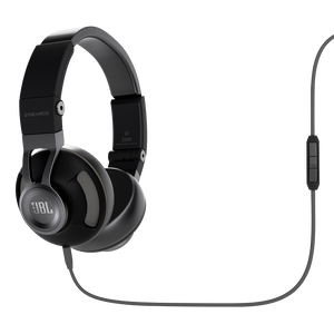 Synchros S300i - Black - Synchros on-ear stereo headphones - Hero