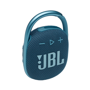 JBL Clip 4 - Blue - Ultra-portable Waterproof Speaker - Hero