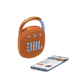JBL Clip 4 - Orange - Ultra-portable Waterproof Speaker - Detailshot 1