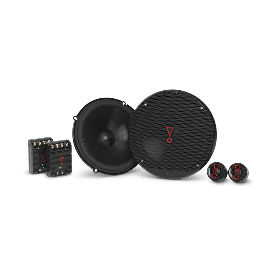 Stage3 607C - Black - 6-1/2" (165mm) 2-Way component system car speaker - Hero