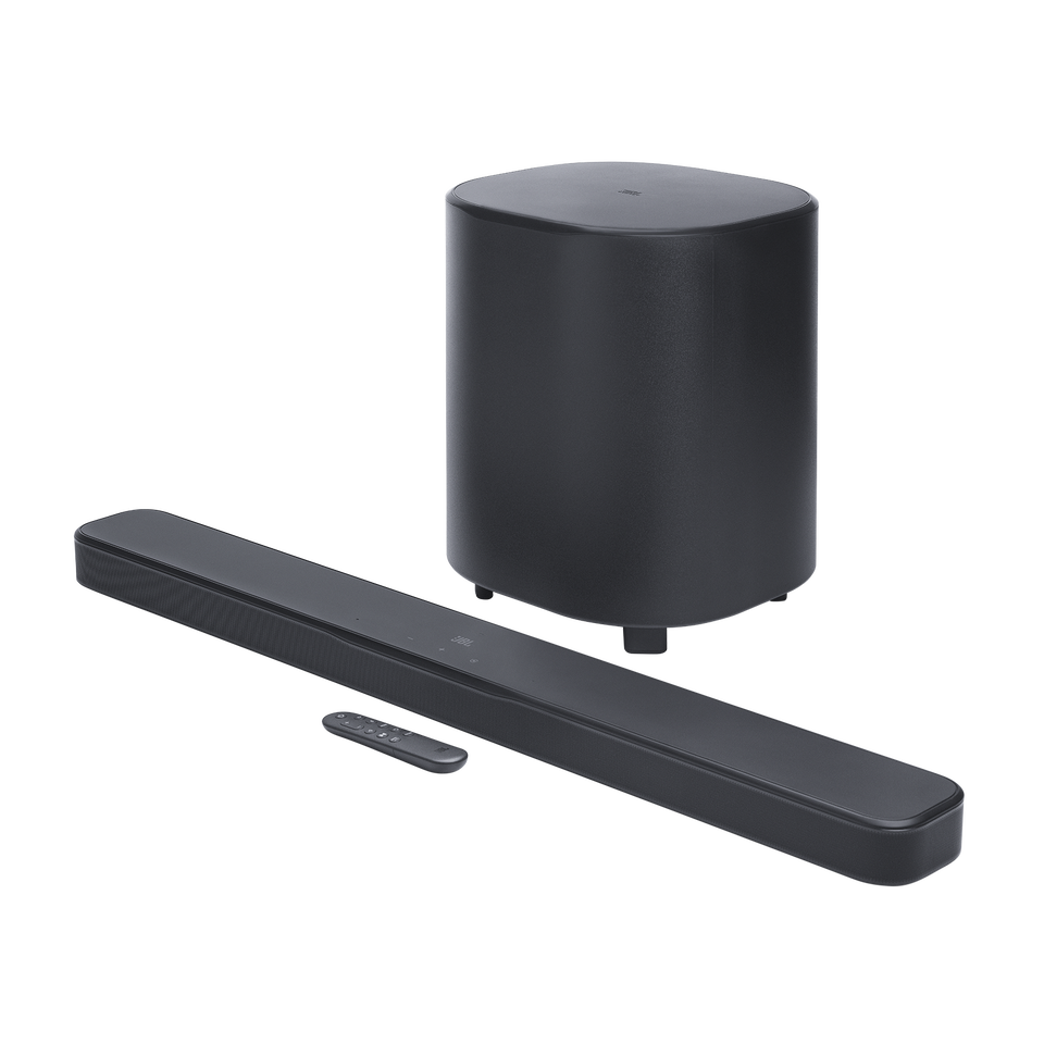 JBL Bar 500MK2 - Black - 5.1 channel soundbar system with Dolby Atmos® - Hero