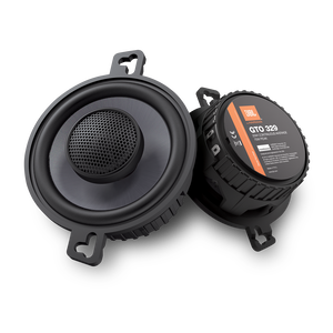 GTO329 - Black - 75-Watt, Two-Way 3-1/2" Speaker System - Detailshot 3