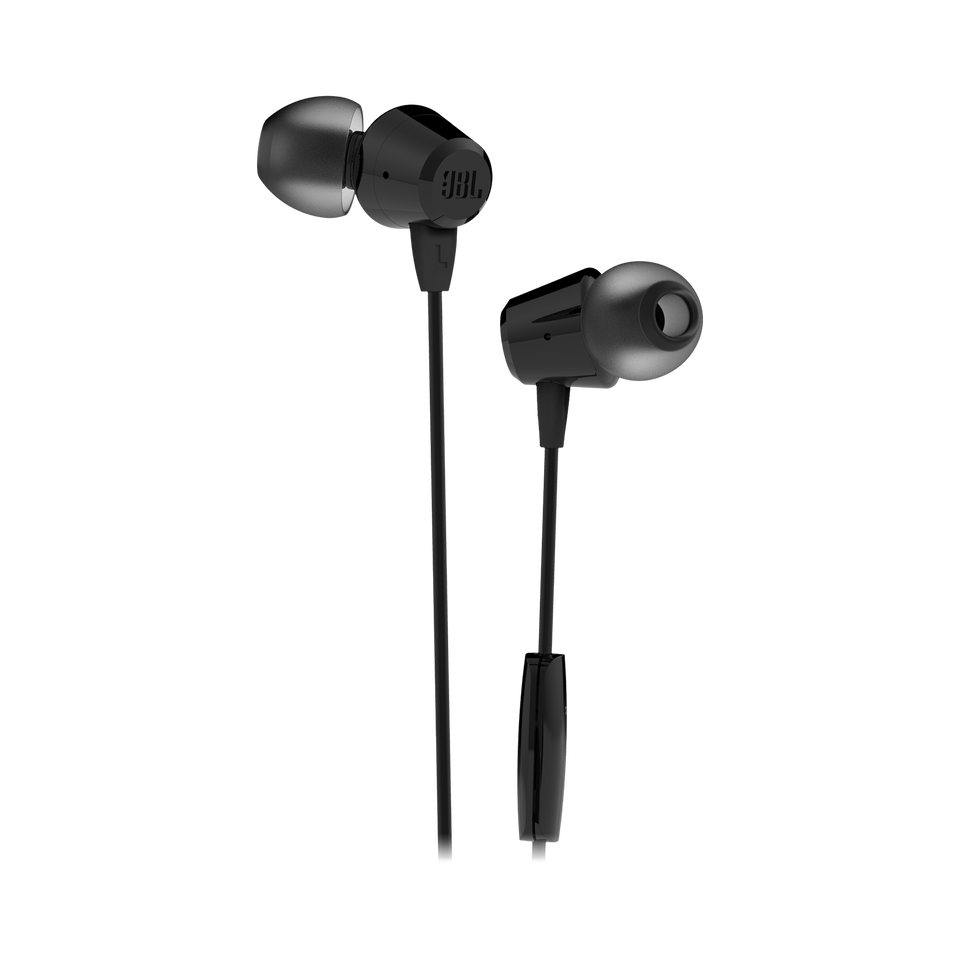 JBL T50HI - Black - In-Ear Headphones - Hero