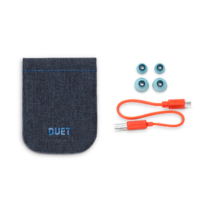 JBL DUET Mini 2 - Blue - Wireless in-ear headphones - Detailshot 4