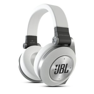 Synchros E50BT - White - Over-ear, Bluetooth headphones with ShareMe music sharing - Detailshot 1