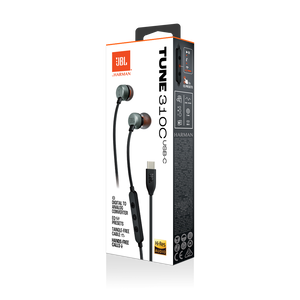 JBL Tune 310C USB - Black - Wired Hi-Res In-Ear Headphones - Detailshot 15