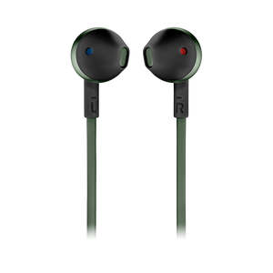 JBL Tune 205BT - Green - Wireless Earbud headphones - Front