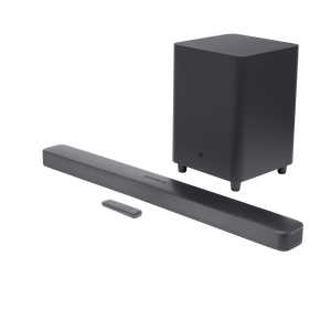 JBL Bar 5.1 Surround - Black - 5.1 channel soundbar with MultiBeam™ Sound Technology - Hero