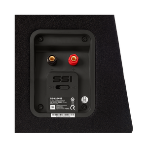 S2-1024SS - Black - 10" (250mm) Slipstream ported enclosure - Detailshot 6