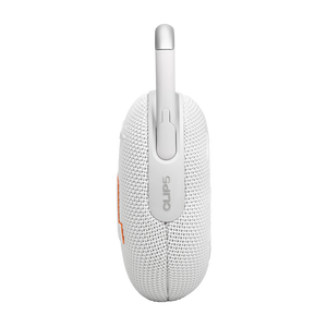 JBL Clip 5 - White - Ultra-portable waterproof speaker - Right