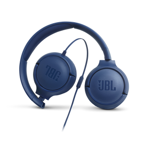 JBL Tune 500 - Blue - Wired on-ear headphones - Detailshot 4