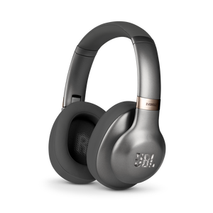 JBL EVEREST™ 710 - Gun Metal - Wireless Over-ear headphones - Hero