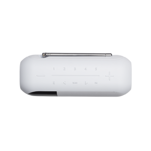 JBL Tuner 2 FM - White - Portable FM radio with Bluetooth - Detailshot 2