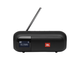 JBL Tuner 2 FM - Black 2 - Portable FM radio with Bluetooth - Front
