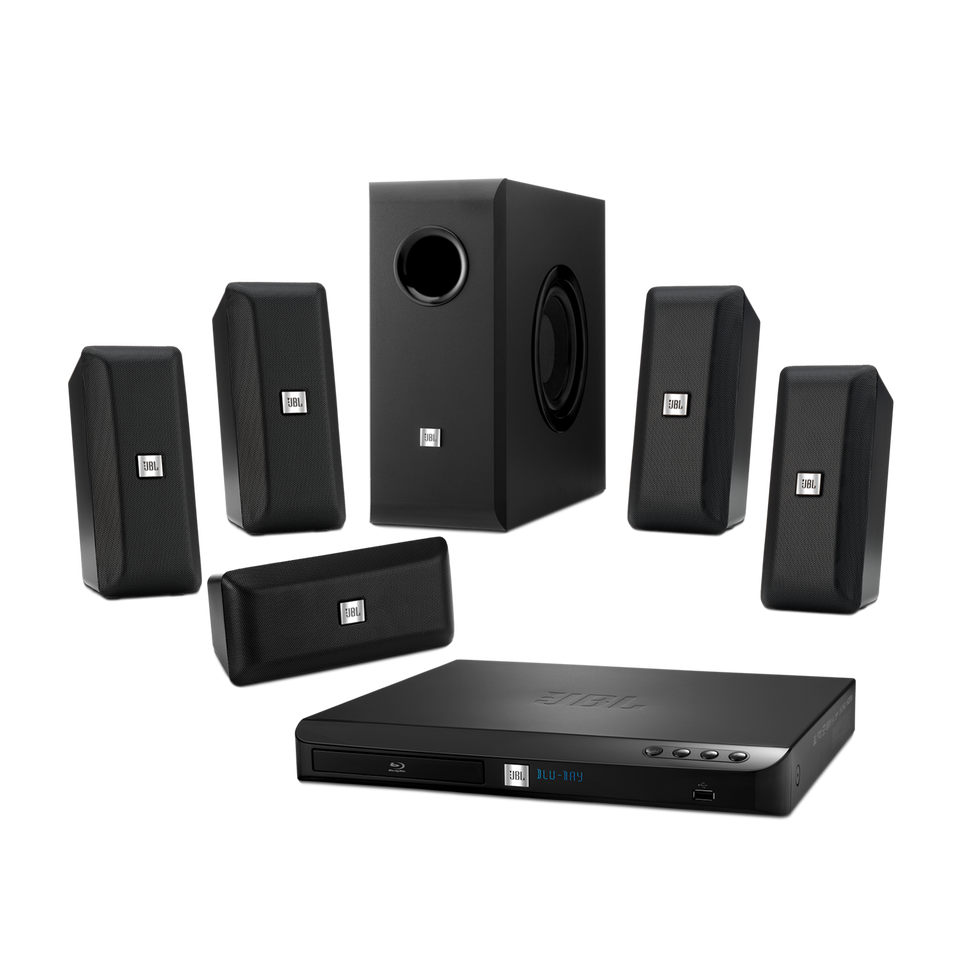 Cinema BD100 - Black - Bluetooth 3D Blu-ray 5.1 Home Theater System - Hero