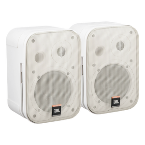 JBL Control 1 Pro - White - Two-Way Professional Compact Loudspeaker System - Hero