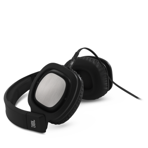 J88 - Black - Premium Over-Ear Headphones with Rotatable Ear-cups - Hero