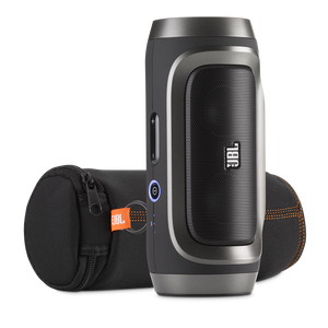 JBL Charge - Black / Silver - Portable Wireless Bluetooth Speaker with USB Charger - Detailshot 2