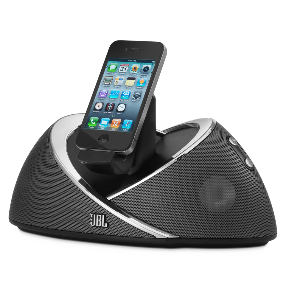 JBL OnBeat - Black - High-performance docking station for iOS devices - Hero