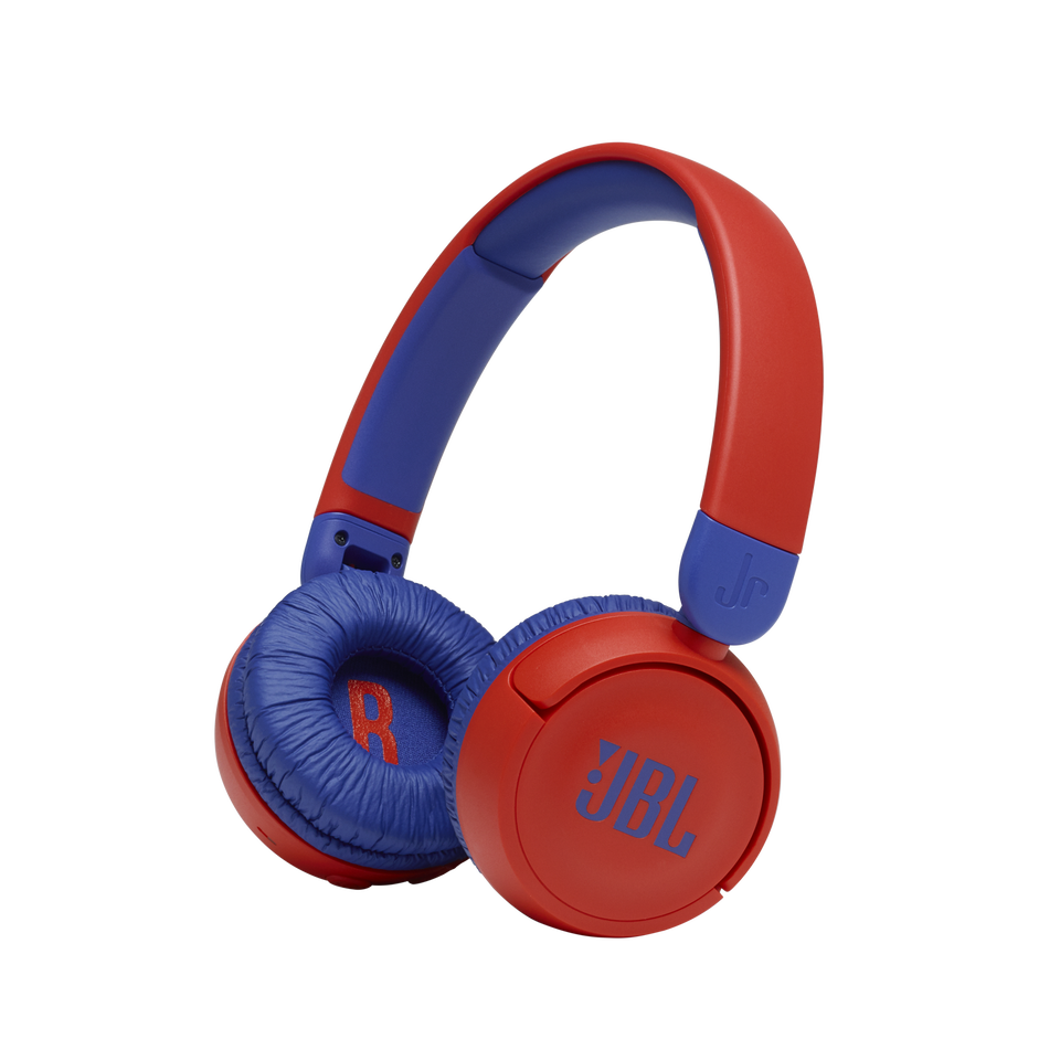 JBL Jr310BT - Red - Kids Wireless on-ear headphones - Hero