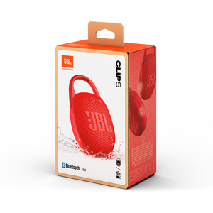 JBL Clip 5 - Red - Ultra-portable waterproof speaker - Detailshot 15