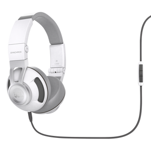 Synchros S300i - White / Silver - Synchros on-ear stereo headphones - Hero