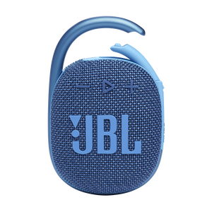 JBL Clip 4 Eco - Blue - Ultra-portable Waterproof Speaker - Front