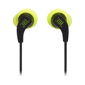 JBL Endurance RUNBT - Green - Sweatproof Wireless In-Ear Sport Headphones - Front