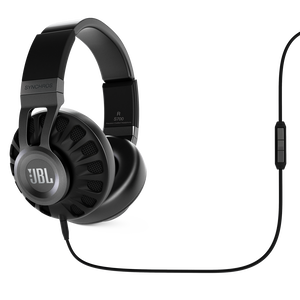 Synchros S700 - Black - Advanced JBL over-ear powered headphones featuring LiveStage™ DSP - Hero