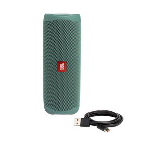 JBL Flip 5 Eco edition - Forest Green - Portable Speaker - Eco edition - Detailshot 2