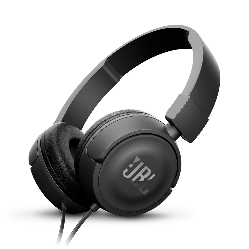 JBL T450 - Black - On-ear headphones - Hero