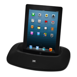 JBL OnBeat Mini - Black - Portable Speaker Dock for iPhone 5/iPad Mini - Front