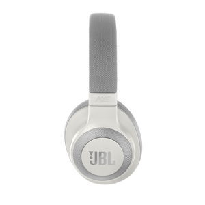 JBL E65BTNC - White Gloss - Wireless over-ear noise-cancelling headphones - Left