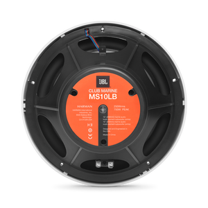 Club Marine MS10LB - Black Matte - Club Marine MS10LB—10" (250mm) marine audio multi-element subwoofer with RGB lighting – Black - Back