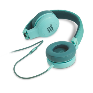 E35 - Teal - On-ear headphones - Detailshot 3