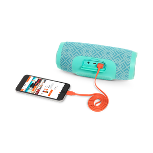 JBL Charge 3 Special Edition - Mosaic - Full-featured waterproof portable speaker with high-capacity battery to charge your devices - Detailshot 1