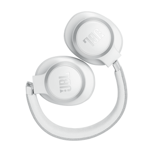 JBL Live 770NC - White - Wireless Over-Ear Headphones with True Adaptive Noise Cancelling - Detailshot 5
