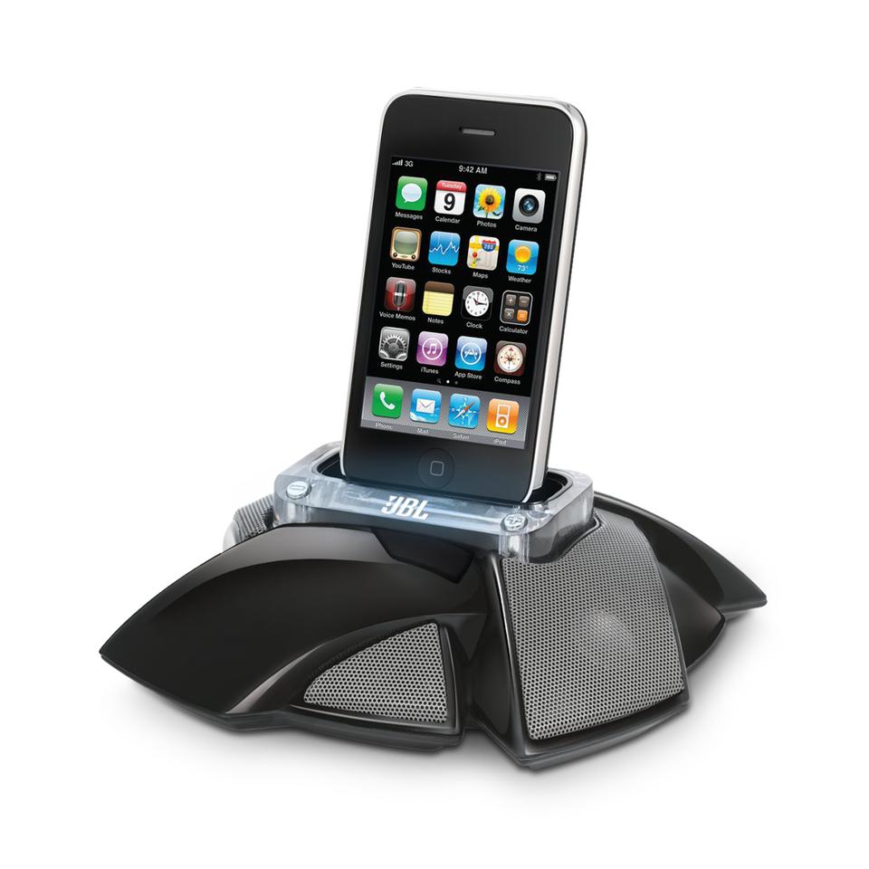 JBL ON STAGE MICRO III - Black - Loudspeaker dock for iPod and iPhone - Hero
