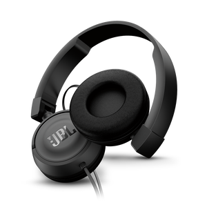JBL T450 - Black - On-ear headphones - Detailshot 1